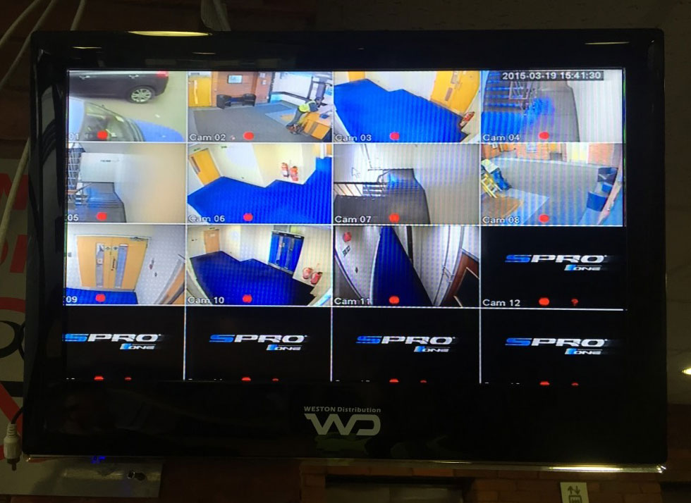 CCTV Screens by Surrey Electrical and Fire services